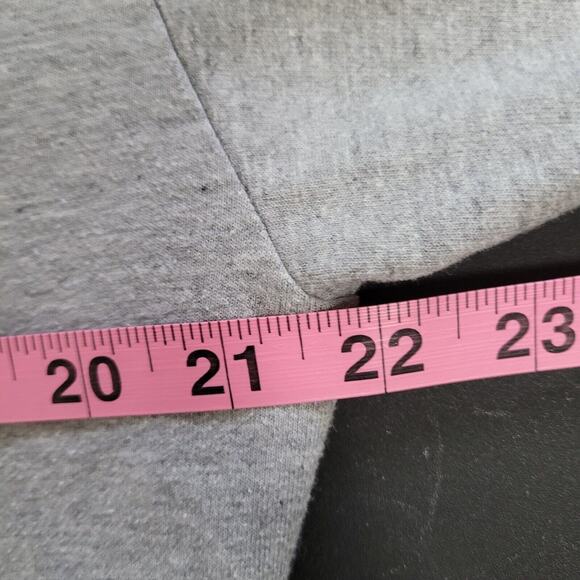 Vintage Bluffton College T Shirt Mens Large Gray Jerzees Long Sleeve Y2K 2000 - Picture 7 of 8